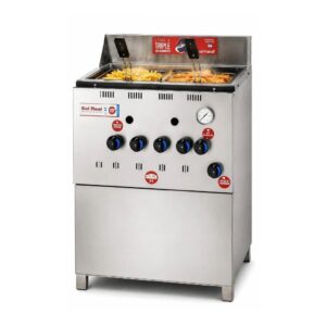 Freidora a Gas Sol Real 33 Litros Triple Inyección Profesional