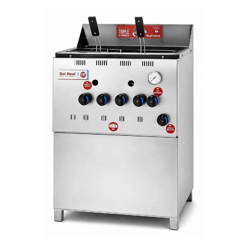 freidora-a-gas-sol-real-33-litros-triple-inyeccion-2 Freidora a Gas Sol Real 33 Litros Triple Inyección Profesional