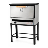 Horno Pizzero 12 Moldes Gauchito Acero Inoxidable