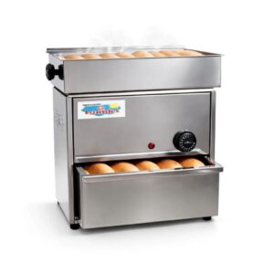 Panchera Superpancho SP2022 para 16 Salchichas con Calienta Pan Superior e Inferior Acero Inoxidable