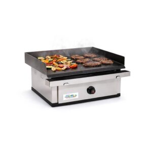 Parrilla Plancha Eléctrica 50x50 Profesional Acero Inoxidable LÃnea Comercial