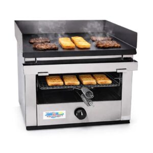 Plancha con Carlitero Eléctrico Acero Inoxidable